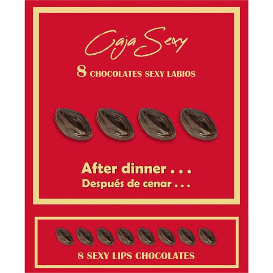 BOITE DE 8 CHOCOLATS FORME VAGIN