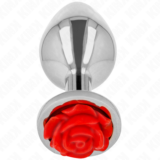 PLUG ANAL ROSE ROUGE TAILLE M
