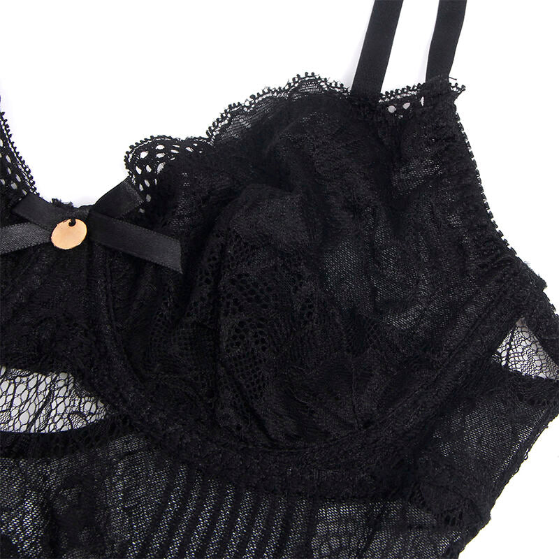 SUBBLIME - BODY EN DENTELLE AVEC FERMETURE EN BAS TAILLE S/M