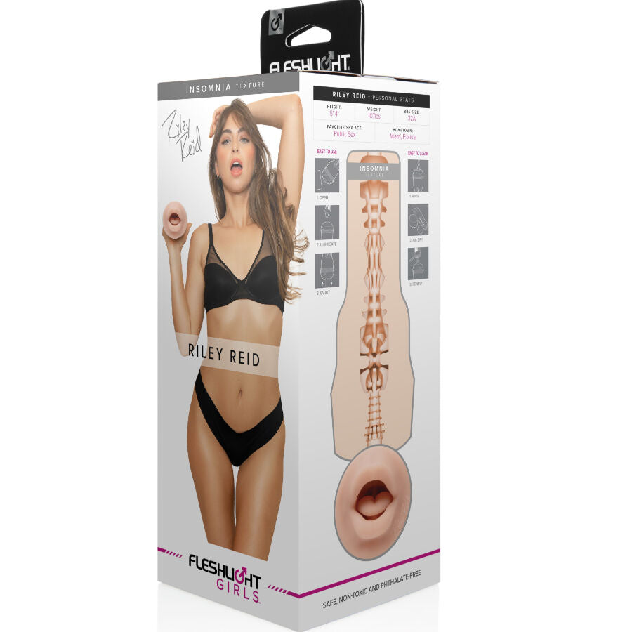 FLESHLIGHT - MASTURBATEUR BOUCHE RILEY REID