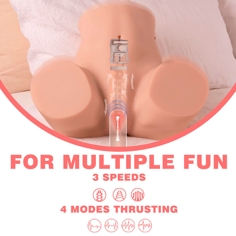 XISE - "DANAE" MASTURBATEUR VAGINAL AVEC VIBRATIONS MULTI-POSITIONS