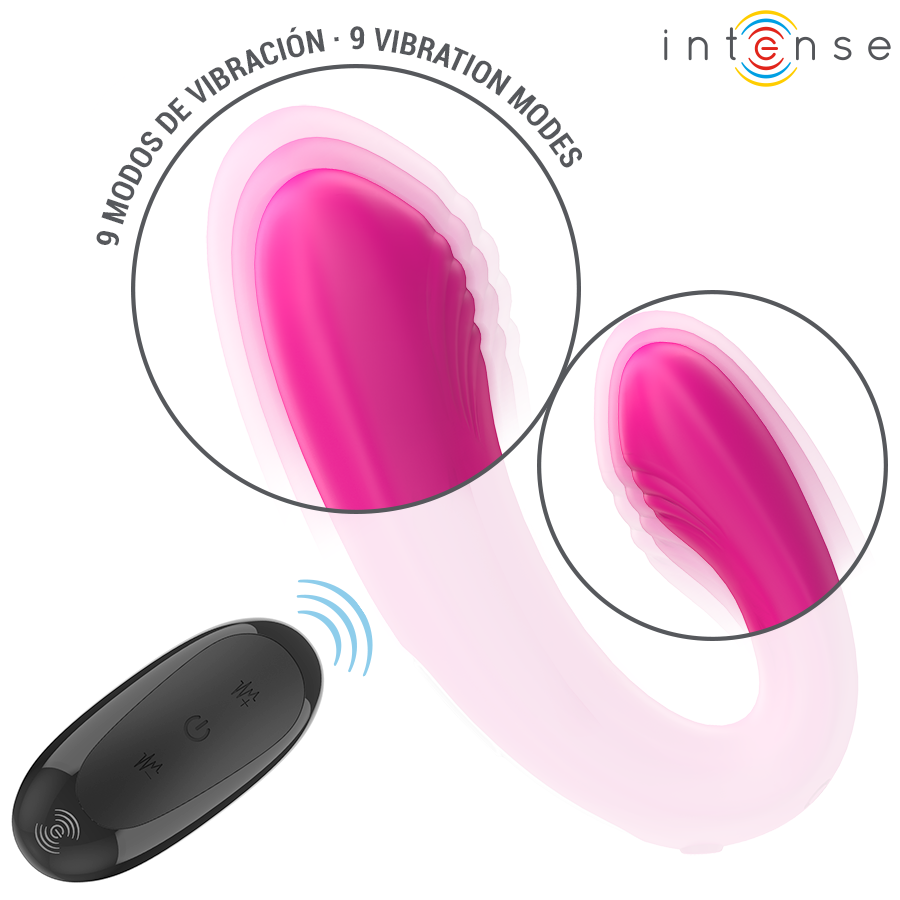 INTENSE - JANET DOUBLE STIMULATEUR ROSE