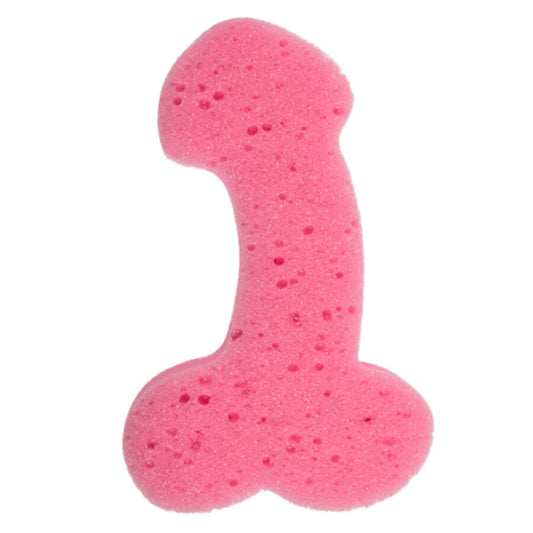 ÉPONGE FORME DE PÉNIS COULEUR ROSE