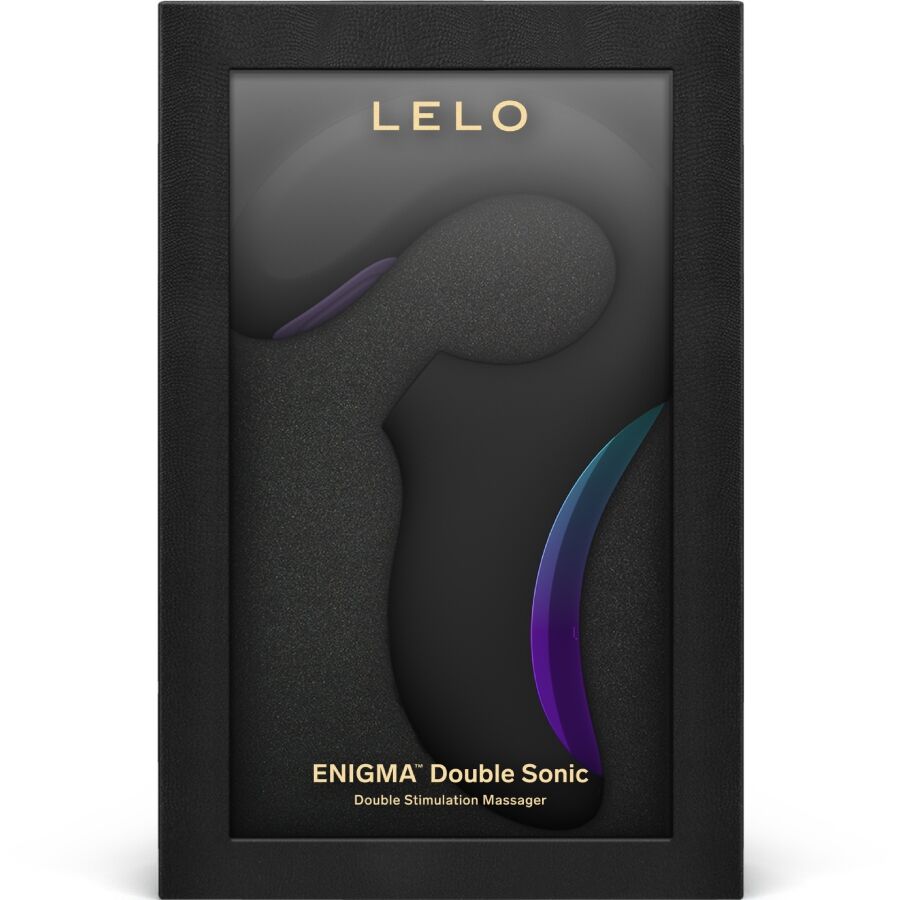 LELO - ENIGMA DOUBLE VIBROMASSEUR SONIC POINT G NOIR
