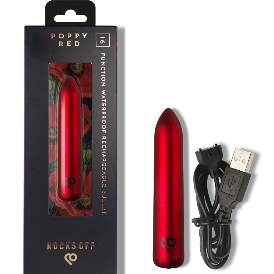 ROCKS-OFF - VIBROMASSEUR ROUGE