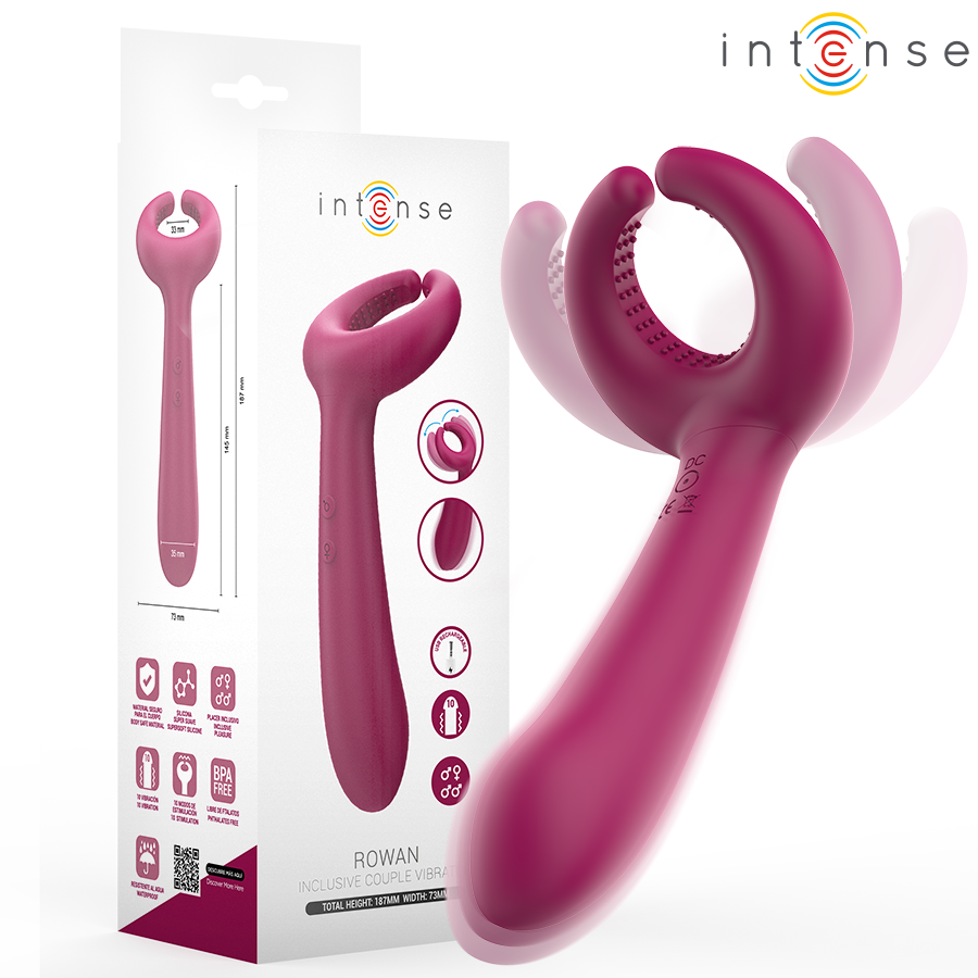 INTENSE - VIBROMASSEUR ROWAN INCLUSIF POUR COUPLE
