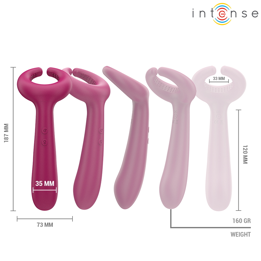 INTENSE - VIBROMASSEUR ROWAN INCLUSIF POUR COUPLE