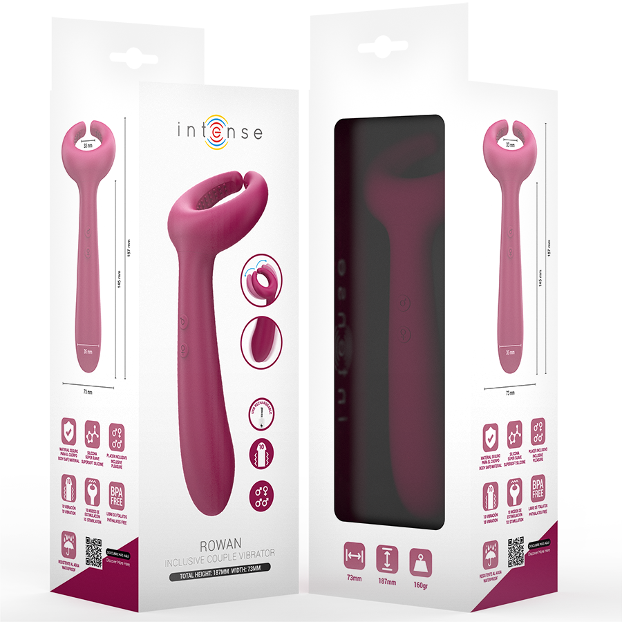 INTENSE - VIBROMASSEUR ROWAN INCLUSIF POUR COUPLE