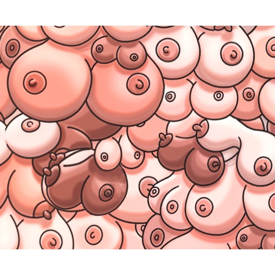 DIABLO PICANTE - TAPIS DE SOURIS AVEC DESSIN DE SEINS