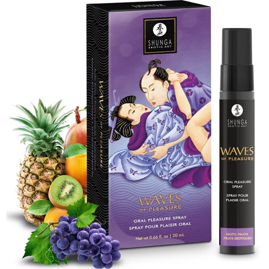 SHUNGA - WAVES PLEASURE SPRAY ORAL SEDUCTIVE FRUITS EXOTIQUES 20 ML