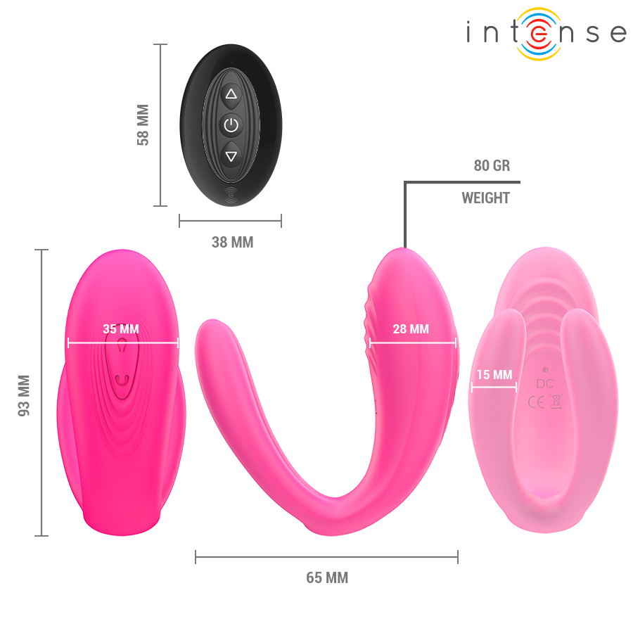 INTENSE - STIMULATEUR VIBROMASSEUR JULIA