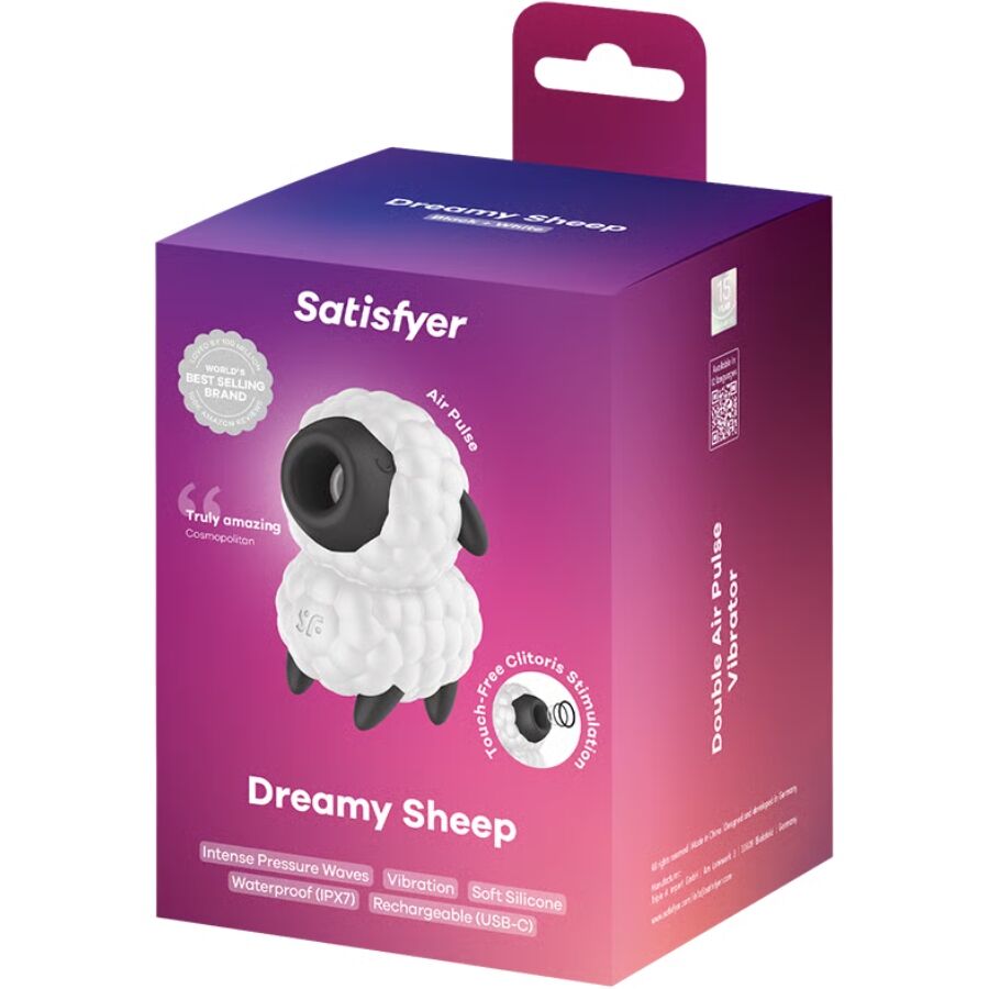 SATISFYER - STIMULATEUR À IMPULSIONS D'AIR MOUTON DE RÊVE