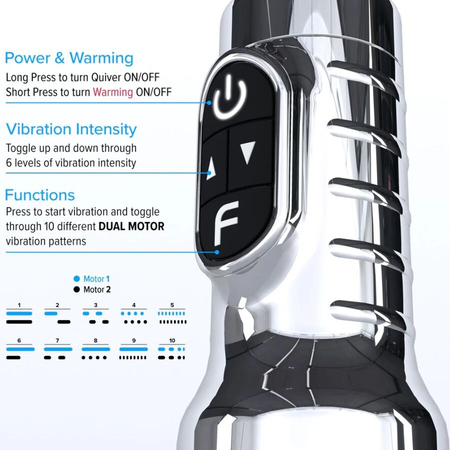 FLESHLIGHT - MASTURBATEUR VIBRANT QUIVER