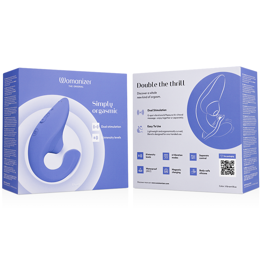 WOMANIZER - VIBROMASSEUR PLEASURE AIR BLEND