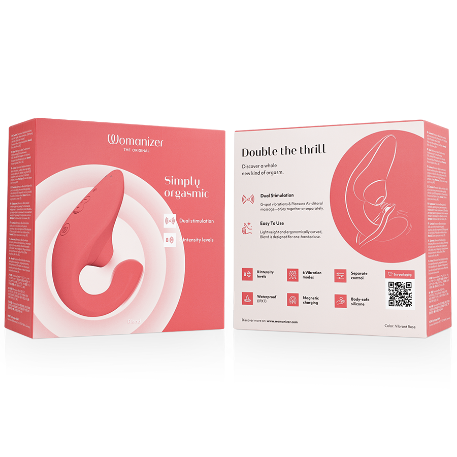 WOMANIZER - VIBROMASSEUR PLEASURE AIR BLEND