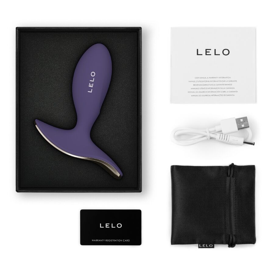 LELO - SURFER 2 PLUG VIBRANT ANAL VIOLET
