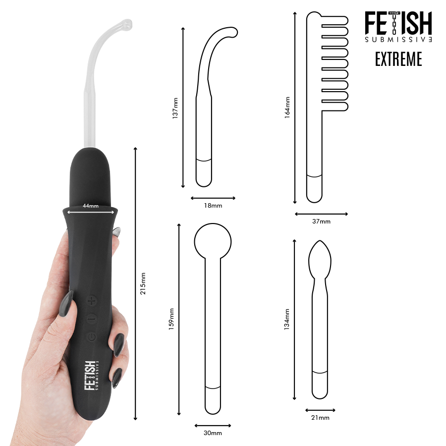 FETISH SUBMISSIVE - HIGH FREQUENCY ELECTROSTIMULATION
