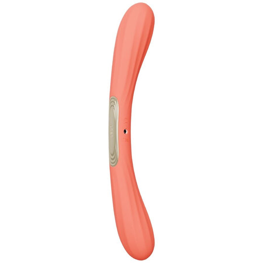 LELO - BOOMERANG VIBRATEUR À DOUBLE EXTRÉMITÉ CORAIL