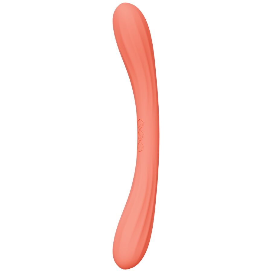 LELO - BOOMERANG VIBRATEUR À DOUBLE EXTRÉMITÉ CORAIL