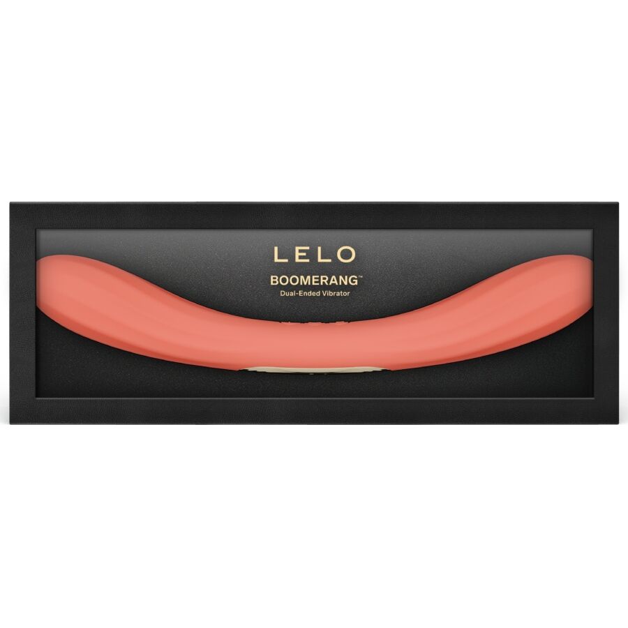 LELO - BOOMERANG VIBRATEUR À DOUBLE EXTRÉMITÉ CORAIL