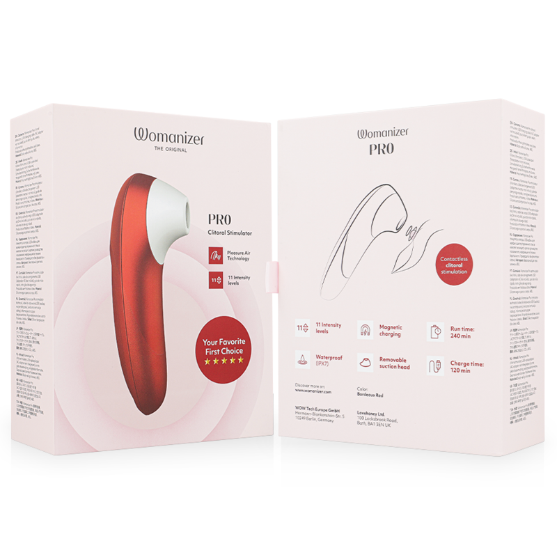 WOMANIZER - STIMULATEUR PRO CLITORIDIEN ROUGE