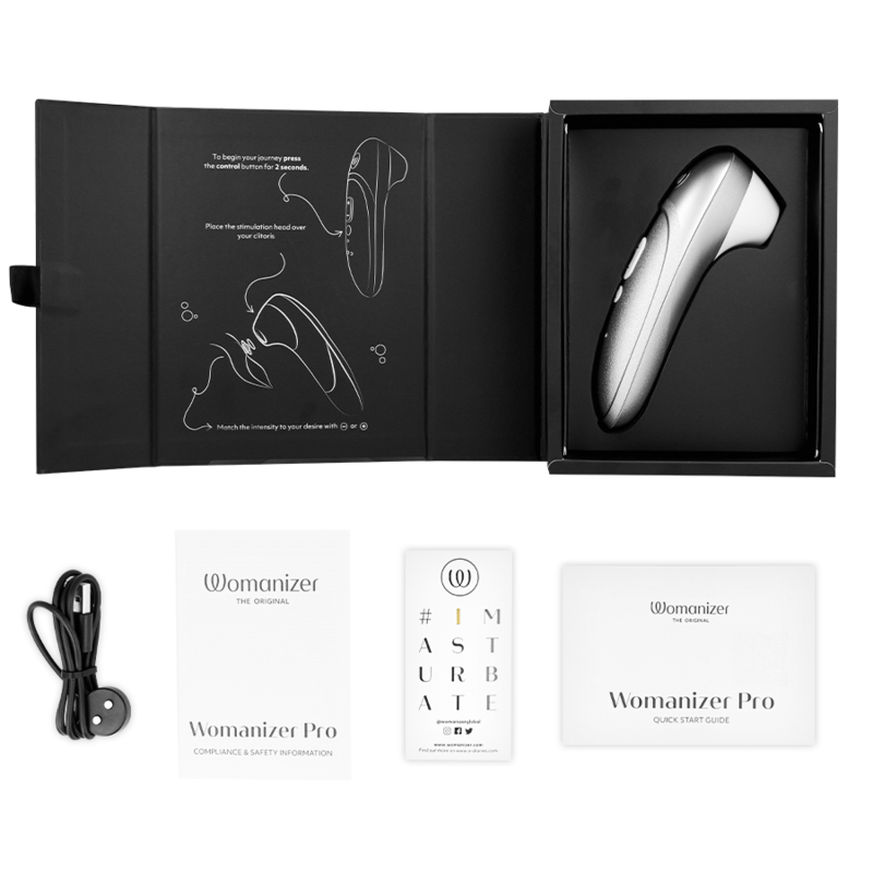 WOMANIZER - STIMULATEUR PRO CLITORIDIEN GRIS