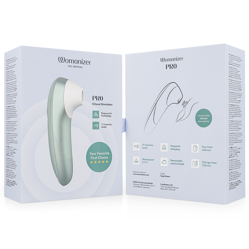 WOMANIZER - STIMULATEUR PRO CLITORIDIEN VERT