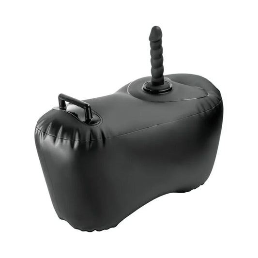 FETISH FANTASY SERIES - BODY DOCK SIÈGE GONFLABLE AVEC GODEMICHET 69,2 CM NOIR