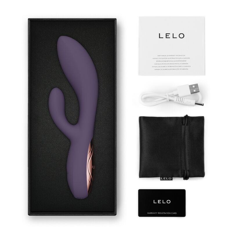 LELO - INA THRUST RABBIT VIBROMASSEUR À POUSSÉE VIOLET