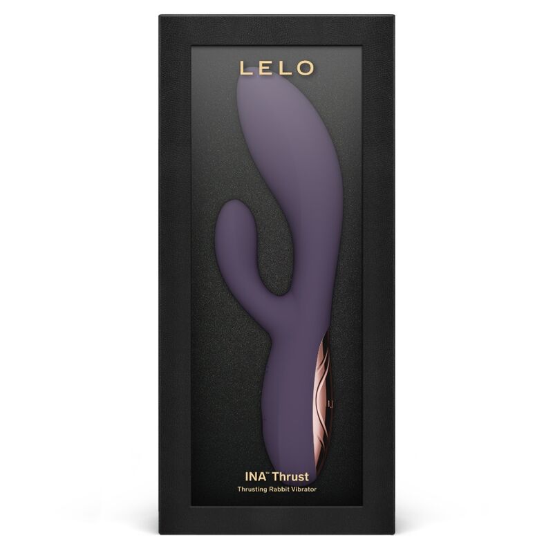 LELO - INA THRUST RABBIT VIBROMASSEUR À POUSSÉE VIOLET