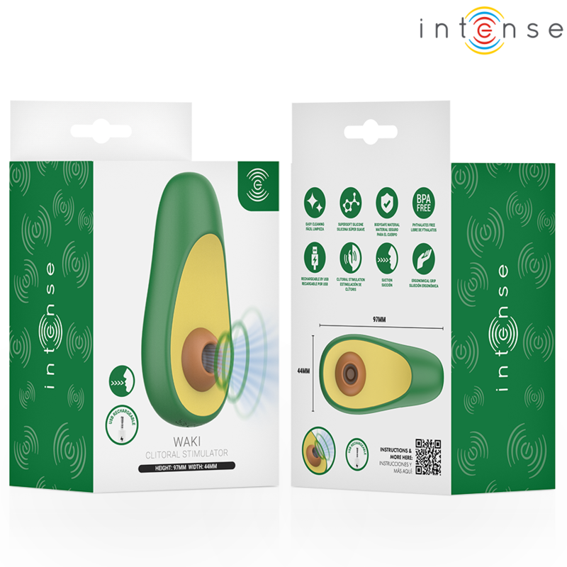 INTENSE - WAKI stimulateur clitoris avocat
