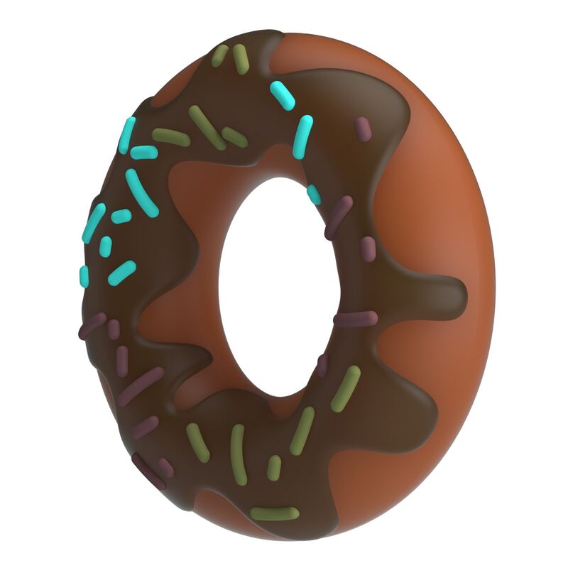 PRETTY LOVE - ANNEAU PÉNIS SUPER DONUT MARRON