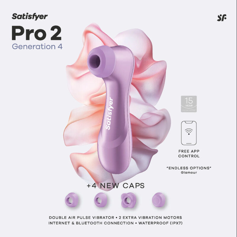 SATISFYER - STIMULATEUR CLITORIS PRO 2 GÉNÉRATION 4 VIOLET