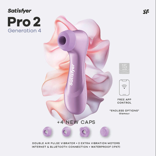 SATISFYER - STIMULATEUR CLITORIS PRO 2 GÉNÉRATION 4 VIOLET