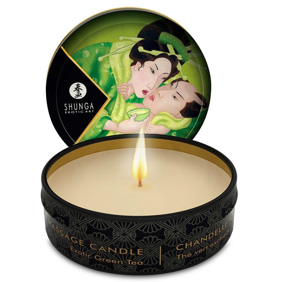 SHUNGA - BOUGIE DE MASSAGE BY CANDELIGHT THÉ VERT 30 ML