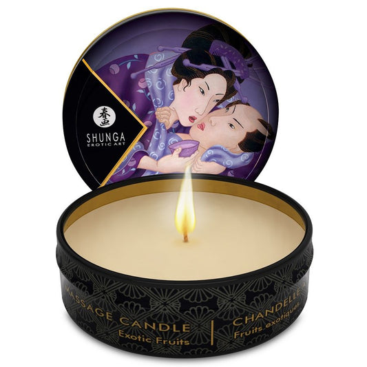 SHUNGA - BOUGIE DE MASSAGE BY CANDELIGHT FRUITS EXOTIQUES 30 ML
