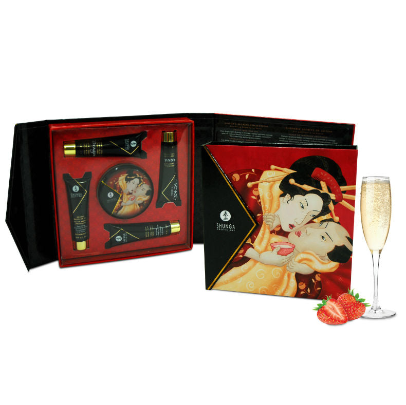 SHUNGA - COFFRET FRAISES ET CAVA SECRET GEISHA