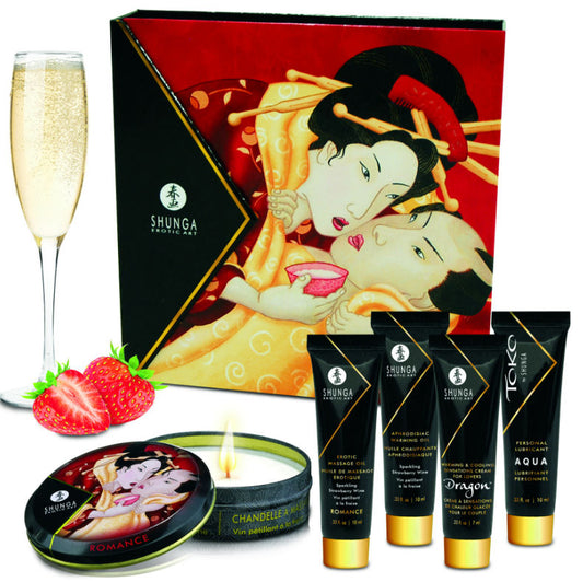 SHUNGA - COFFRET FRAISES ET CAVA SECRET GEISHA