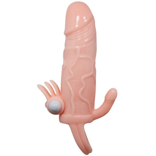 MANCHON D'EXTENSION DE PÉNIS VIBRANT 16,5CM