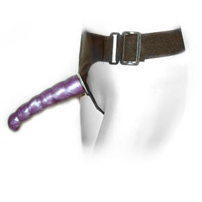 HARNAIS ANAL ET VAGINAL FEMME LILAS GPOINT 17 CM