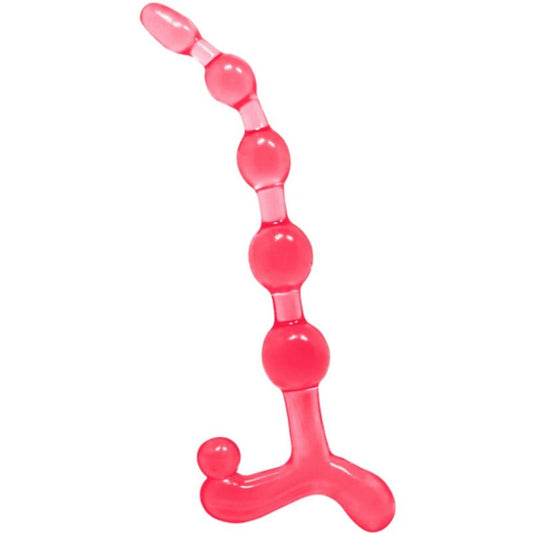BALLES ANAL BENDY TWIST ROUGE