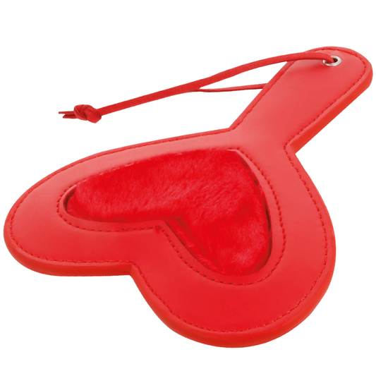 PAGAIE EN VELOURS ROUGE D'AMOUR