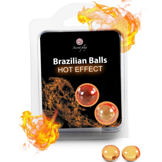 BOULES BRÉSILIENNES EFFET CHAUFFANT X2