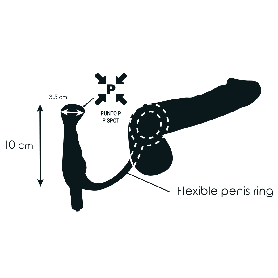 VIBRATEUR PROST TICO NOIR 10 CM