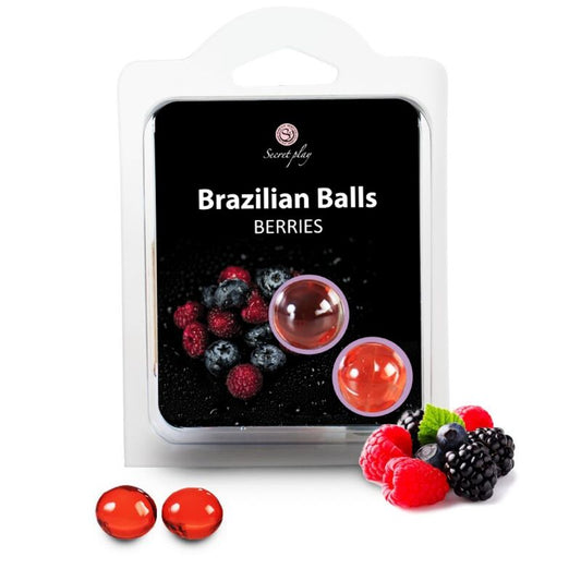 BALLES BRÉSILIENNES FRUITS DES BOIS X2