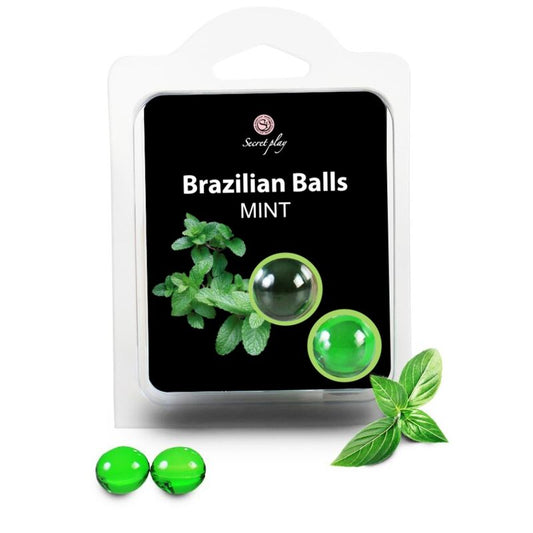 BOULES BRESILIENNES MENTHE X2