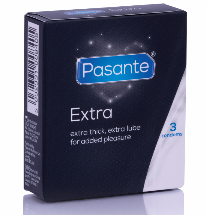 PASANTE - PRÉSERVATIF EXTRA ÉPAIS PAR 3 UNITÉS
