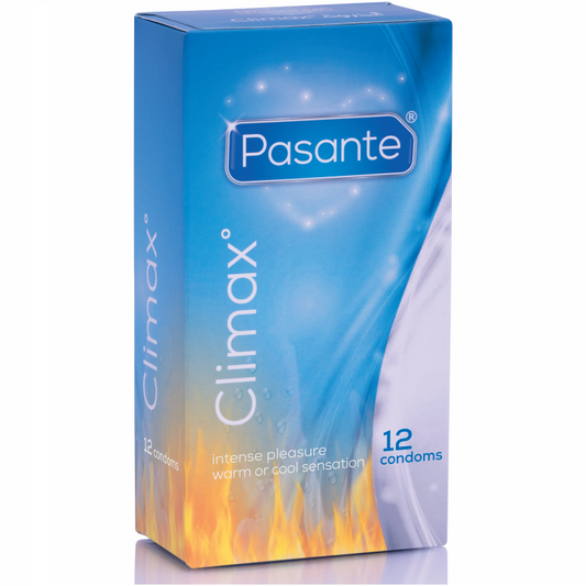 PASANTE - PRÉSERVATIFS CLIMAX 6 EFFET CHALEUR + 6 EFFET FRAIS