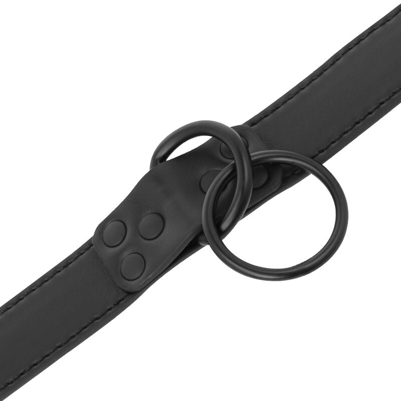 COLLIER NOIR AVEC CHAÎNE