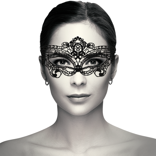 MASQUE EN FINE DENTELLE NOIRE
